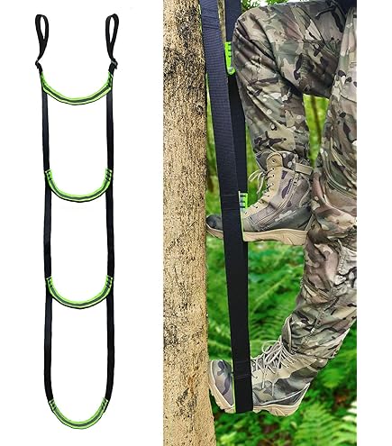 2-Step Hunting Climbing Aider, Portable Tree And Boat Webbing Orange - View #13
