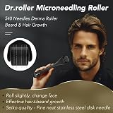 Dr.roller 0.5mm Derma Roller for Hair & Beard Growth 540 Needles view 4