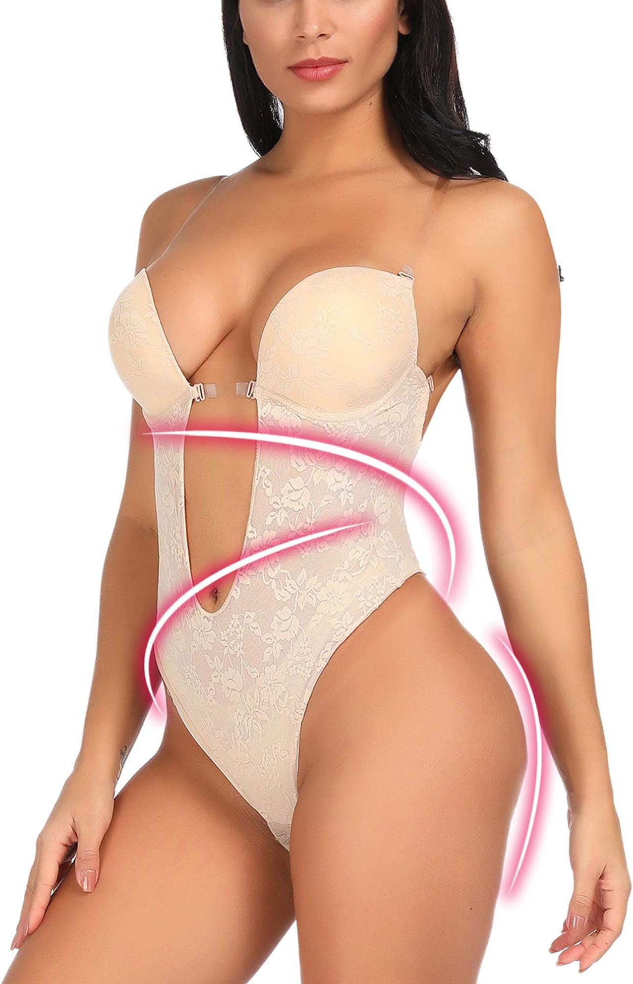 FeelinGirl Women Slimming Full Slip for Under Dresses Full Body Shaping Control Slip