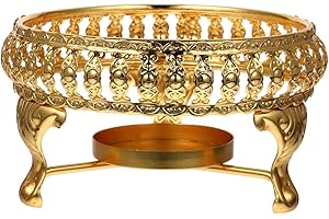 ZERODEKO Universal Tea Warmer Zinc Alloy Teapot Heating Base Warmer European Style Tea Maker for Heating Tea Beverage