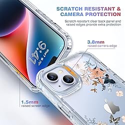 Diaclara Designed for iPhone 14 Plus Case, Full