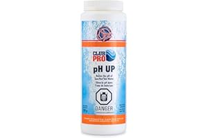 Club Pro | pH Up 750g | Raises pH in Hot Tub & Spa | Can Be Used with Other Hot Tub Chemicals Such As Bromine Chlorine Alkali