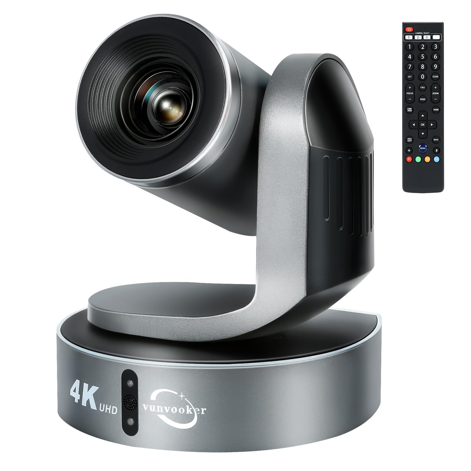 Photo 1 of Vunvooker 4K Conference Room Camera,PTZ Camera 20X Optical Zoom with IP/USB3.0/HDMI/RS232/RS485 for IP Live Streaming Video Conference and Church Education