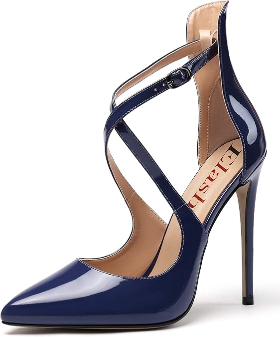 Mostrin Damen Blockabsatz-Pumps Mit Slingback - Nude Businessschuhe Mit 7,6 Cm Absatz