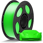 ANYCUBIC PLA Plus (PLA+), 3D Printer Filament 1.75mm, High Toughness 3D Printing Filament, Dimensional Accuracy +/- 0.02mm, Print with Most FDM 3D Printers, 1KG Reusable Spool, Green Flash