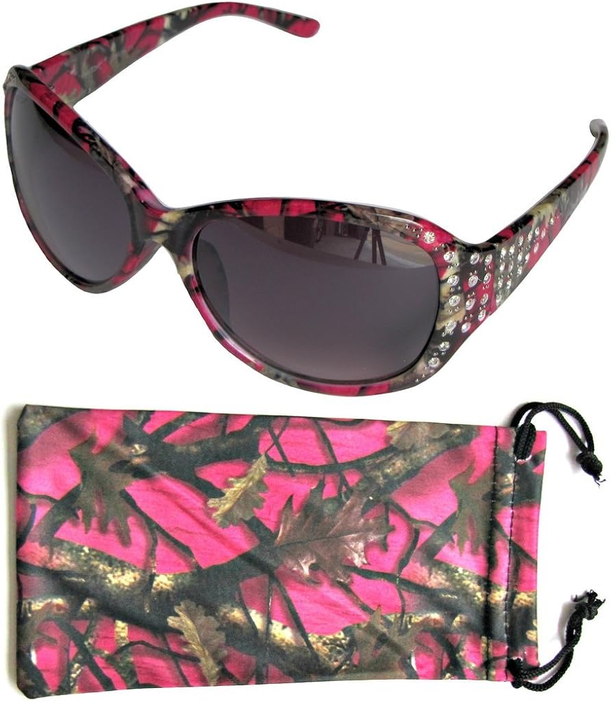 pink camouflage sunglasses