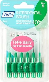 TePe Interdental Brush Green 0.8 mm Pack of 8 - Personal Care