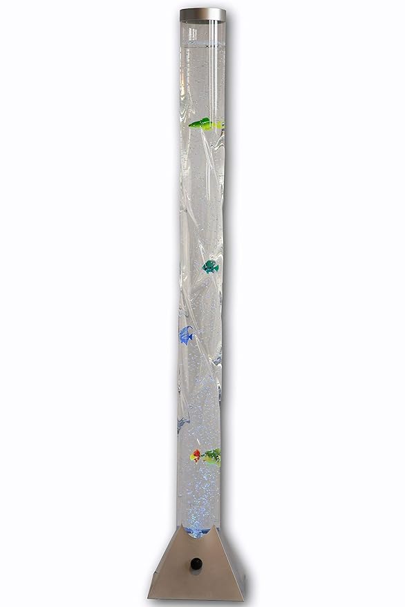 Wellnes Wassersäule, in sich gedrehtes Plastik (Tornado-/Twister-Optik), große Design - Wassersprudelsäule 130 cm, ø 10 cm, a