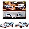 Hot Wheels Premium 2 Pack Lancia Rally 037 / Fiat 131 Abarth Vehicle Toy Minicar 3 Years Old Blue HRR81