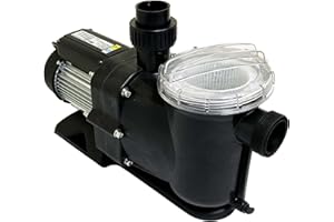 AQUA PULSE 2,000 GPH Inline External Water Pump with Strainer Basket for Pools, Spas and Water Features - AP-IPP2000