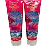 Bath & Body Works Pink Watermelon Blast Ultimate Hydration Body Cream 8 Ounces Pack of 2