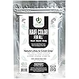 Black Henna Hair Color For All Kit | 100% All Natural Indigo Powder Hair Dye & Beard Dye (Midnight Natural Black) Organic, Herbal & Vegan Chemical & Cruelty Free Permanent Gray Coverage & Tinting