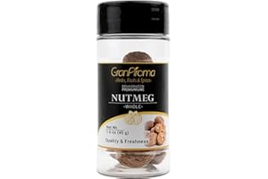 GranAroma Whole Nutmeg, Sweet & Savory Dishes, Baking, Whole Nut (1.6 Ounce)