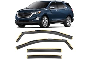 HOPE YOU READY Shatterproof in-Channel Window Rain Guards for Chevrolet (Chevy) Equinox 2018-2024, Window Deflectors, Window Visors for Car, Vent Deflector, 4pcs