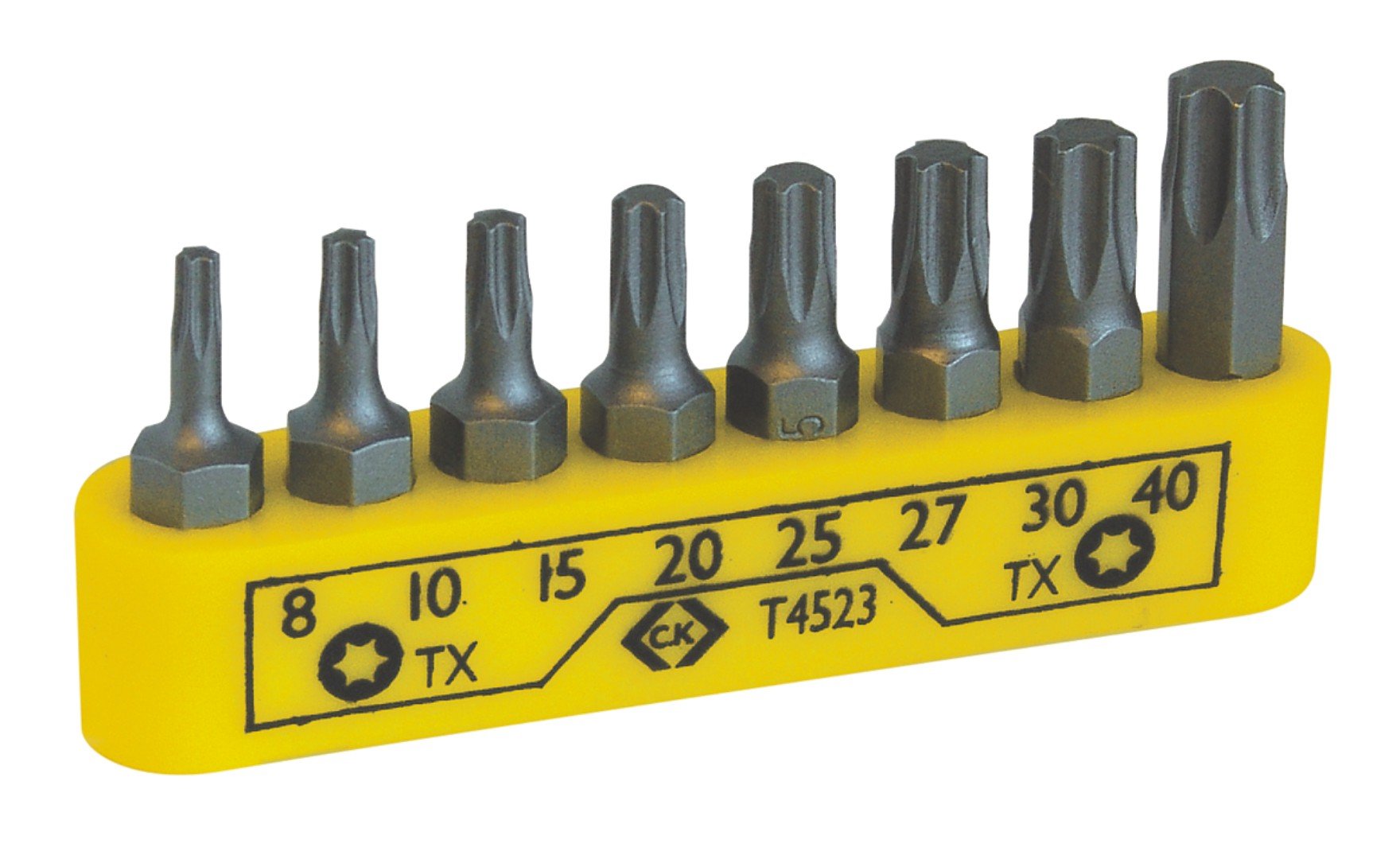 C.K T4523 TX Screwdriver Bit Set, Grey