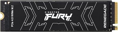 Kingston FURY Renegade 2TB PCIe 4.0 NVMe M.2 SSD SFYRD/2000G Gamers Enthusiasts