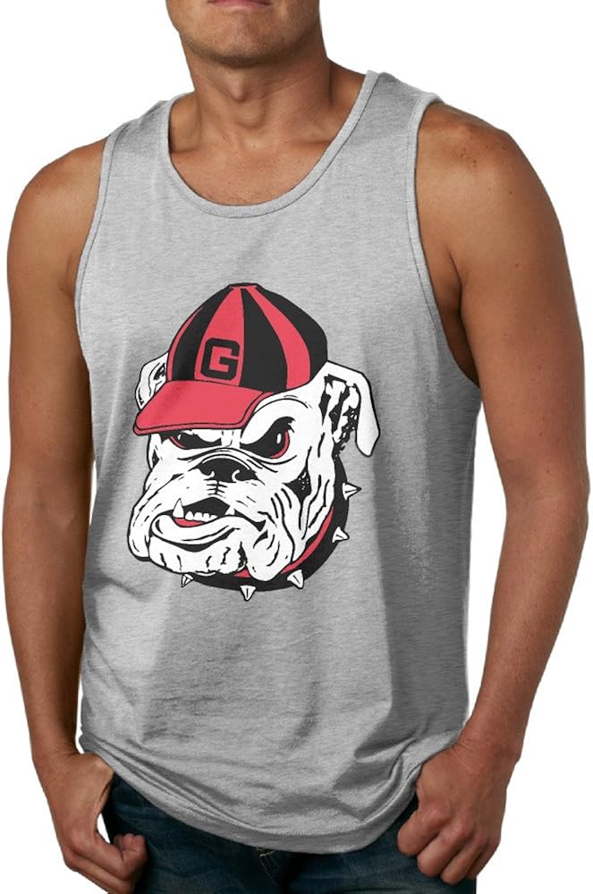 SAXON13 Geek Sport Jacket For Men University Of Georgia Bulldogs Ash