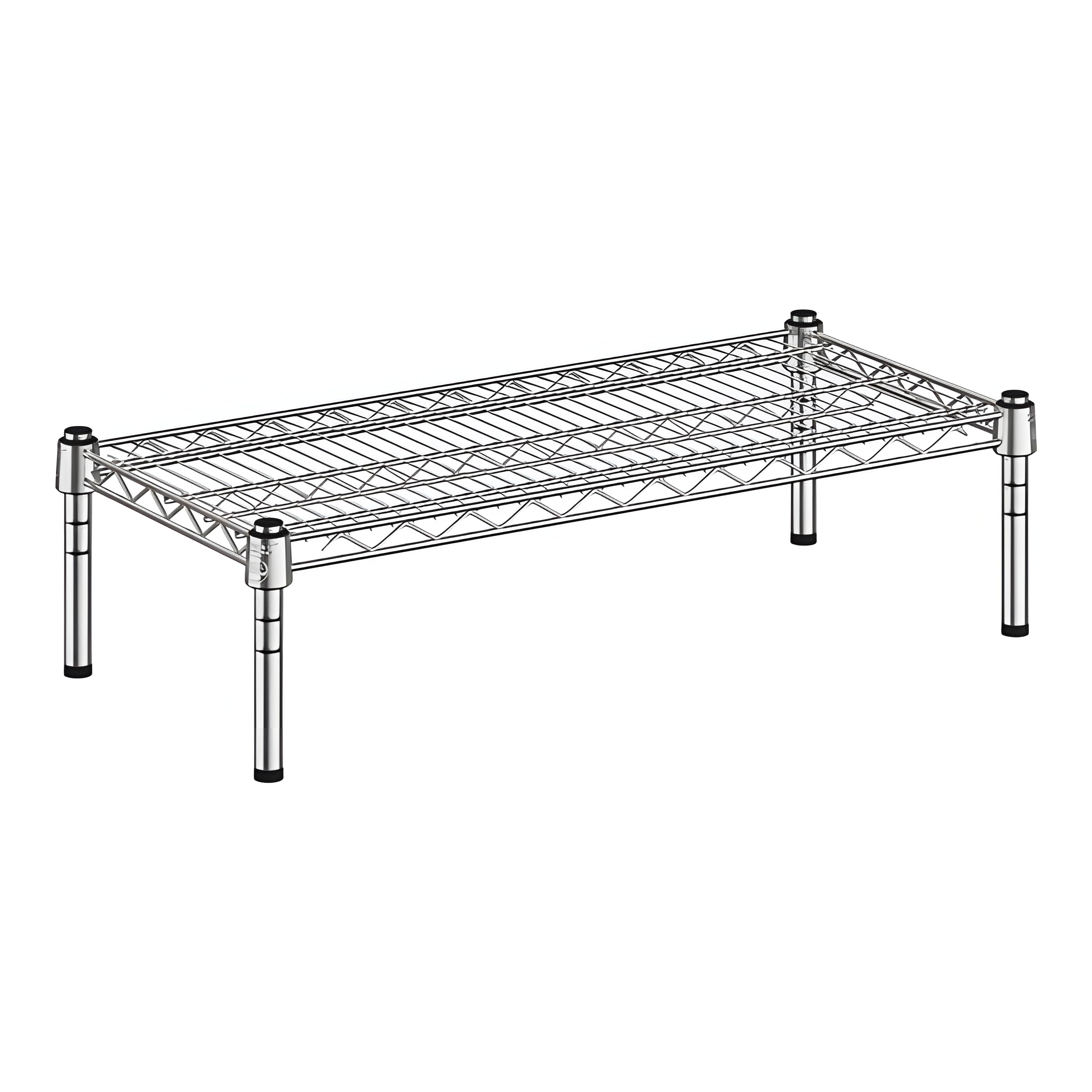 Zedfire 14" x 30" x 8" Chrome Wire Storage