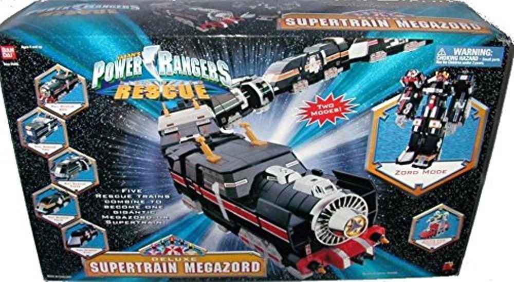 power rangers lightspeed rescue train megazord