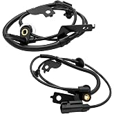 HiSport 4670A031 4670A032 2PCS ABS Wheel Speed Sensor Front Left &amp; Right | Compatible with Mitsubishi Lancer 2008-2017 Outlander Sport 2007-2017, Replaces 4670A575 4670A576 4670A823 4670A824