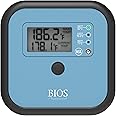 BIOS Professional Commercial Dishwasher Thermometer, Large Digital Display: Current & Max Temperature, Range: 0-90°C (32-194°