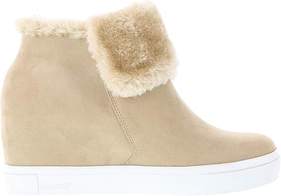 women's fur cece hidden wedge casual