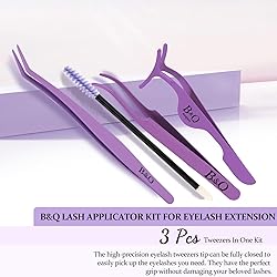 B&Q Eyelash Applicator Tool 3 Pieces Lash