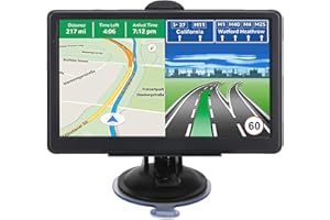 NAVRUF Car GPS Navigation System with 7 inch Display, 2025 Maps, Free Lifetime Updates for RV, Truck, Commercial Drivers, Semi Trucker with Custom Routing