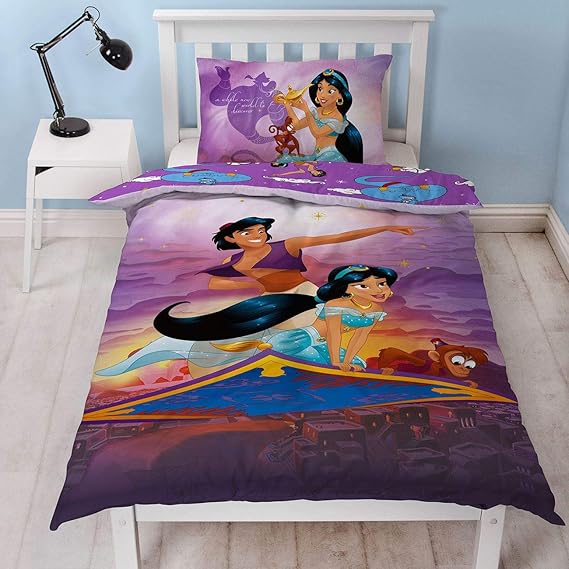 Character World Disney Aladdin Single Duvet Cover