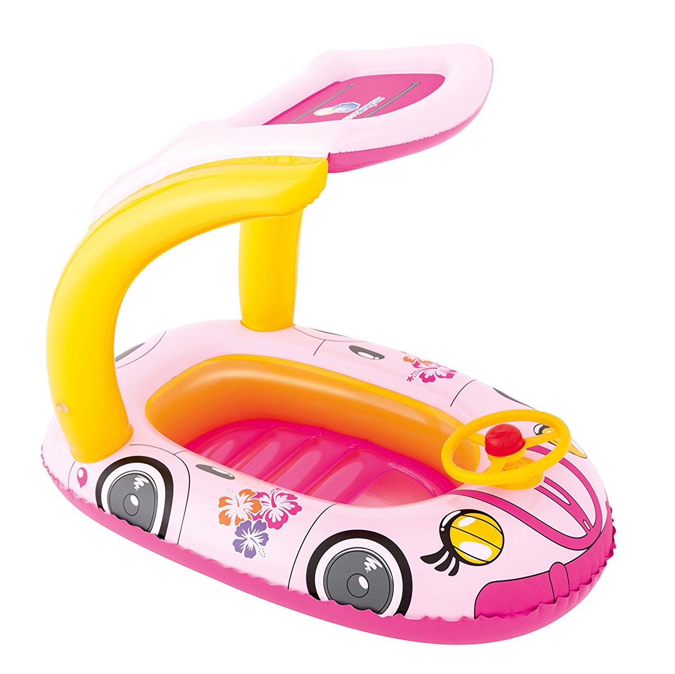 Bestway Bateau Avec Volant Et Toit Pare Soleil Piscine Bebe Protection Anti Uv Jeux De Sable Et De Plage Jeux Et Jouets Bhattbros Com