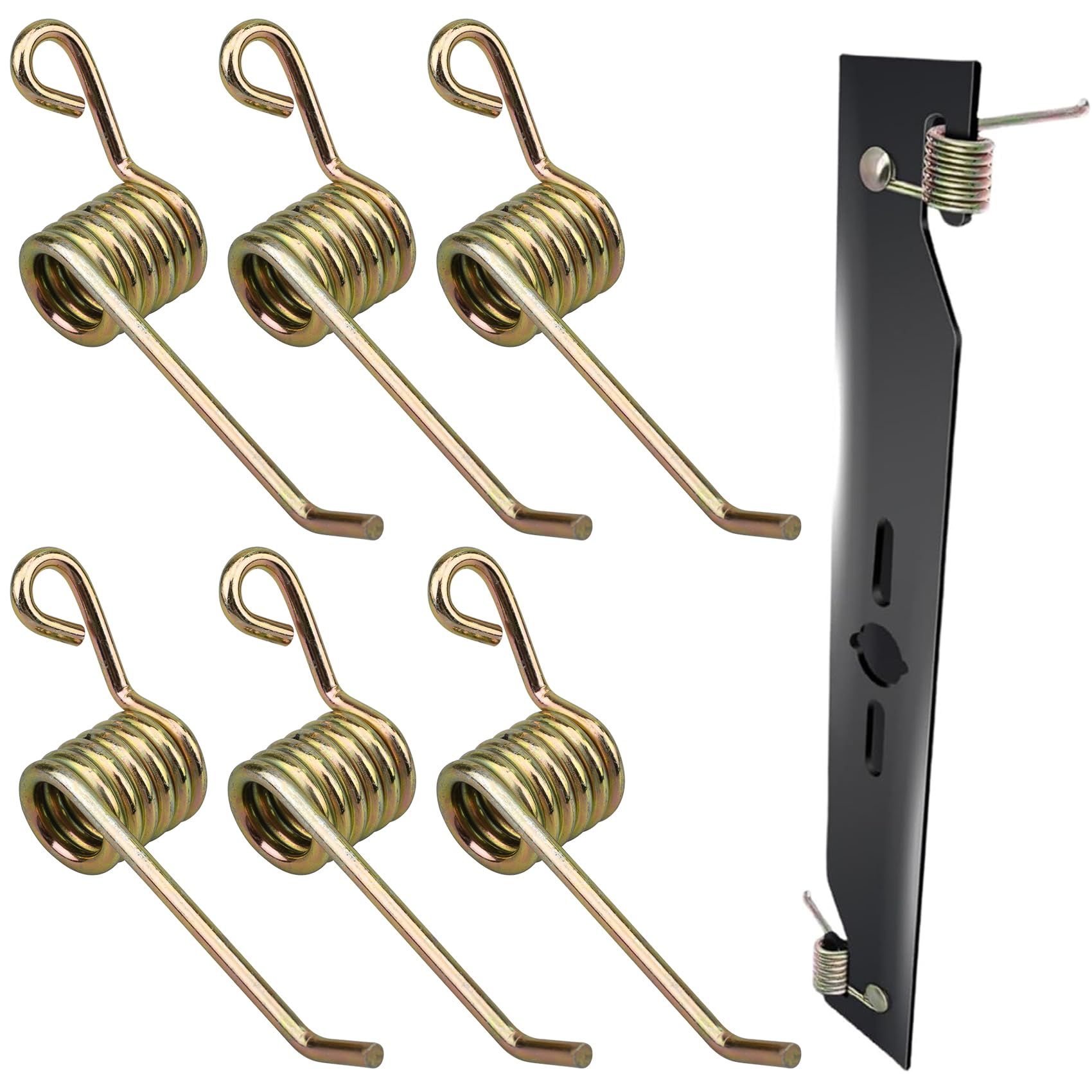 Photo 1 of remolean 330105 Dethatcher Rake Spring, Springs for Arnold 16 Inch Dethatching Mower Blade, Power Blade and Mastercraft Thatcher Blade, Spring for Dethatching Rake Blade, 6 Pack