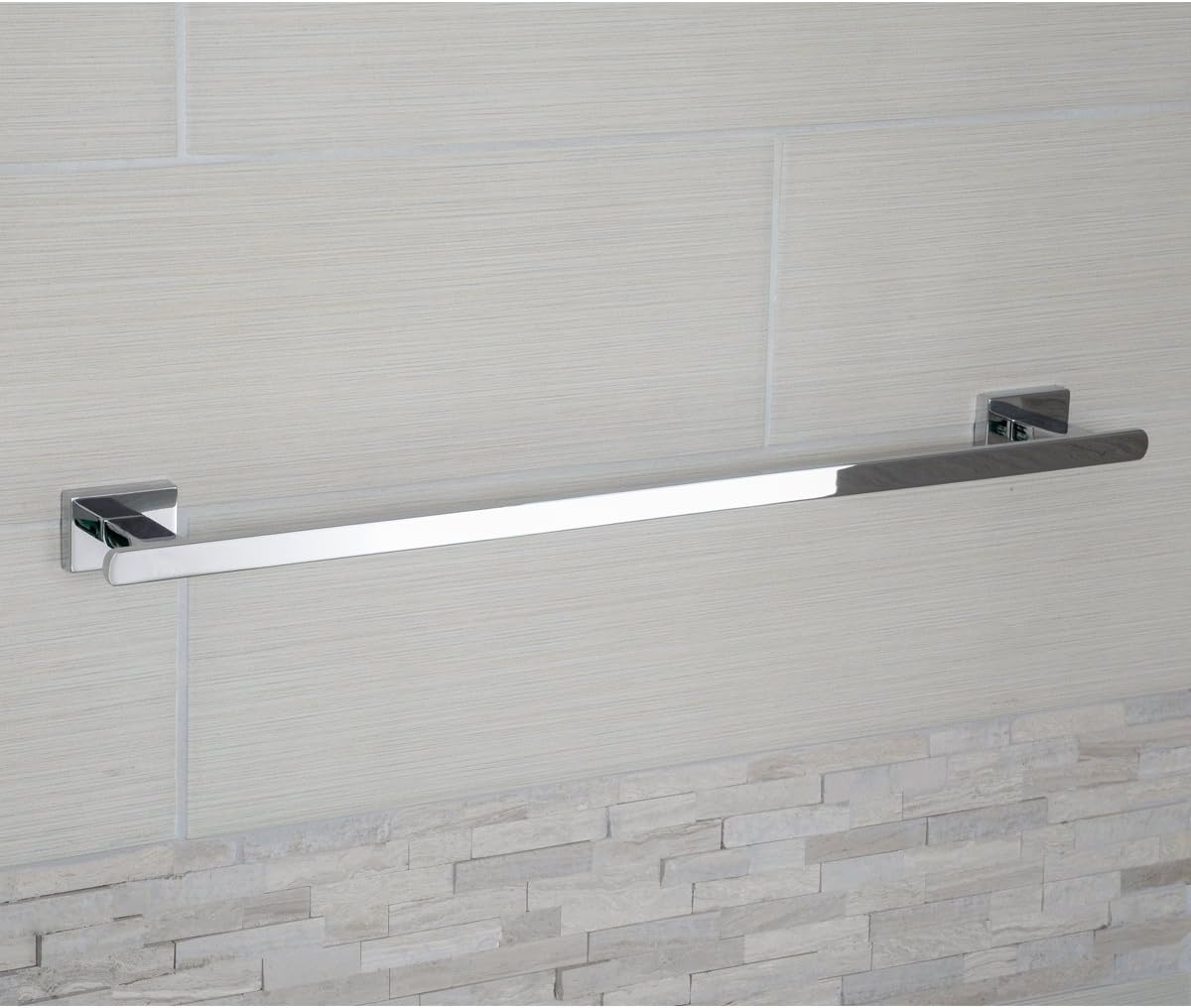 Basics AB-BR820-PC Toilet Paper Holder Euro, Polished Chrome: Home Improvement