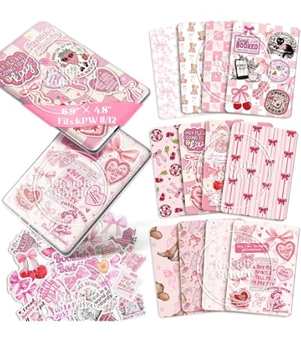 VIVIQUEN 24 Sheets Pink Rose Double-Sided Scrapbook Paper 30x30cm Flower Craft Paper Folded Flat For DIY Decorative Background Card Making Photo Album Junk Journal Decor