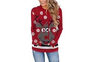 MixShe Women’s Color Block Knit Hoodie – Casual Long Sleeve Pullover Sweater Tops with Pocket