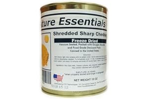 Future Essentials Freeze Dried Shredded Sharp Cheddar Cheese (10 oz)