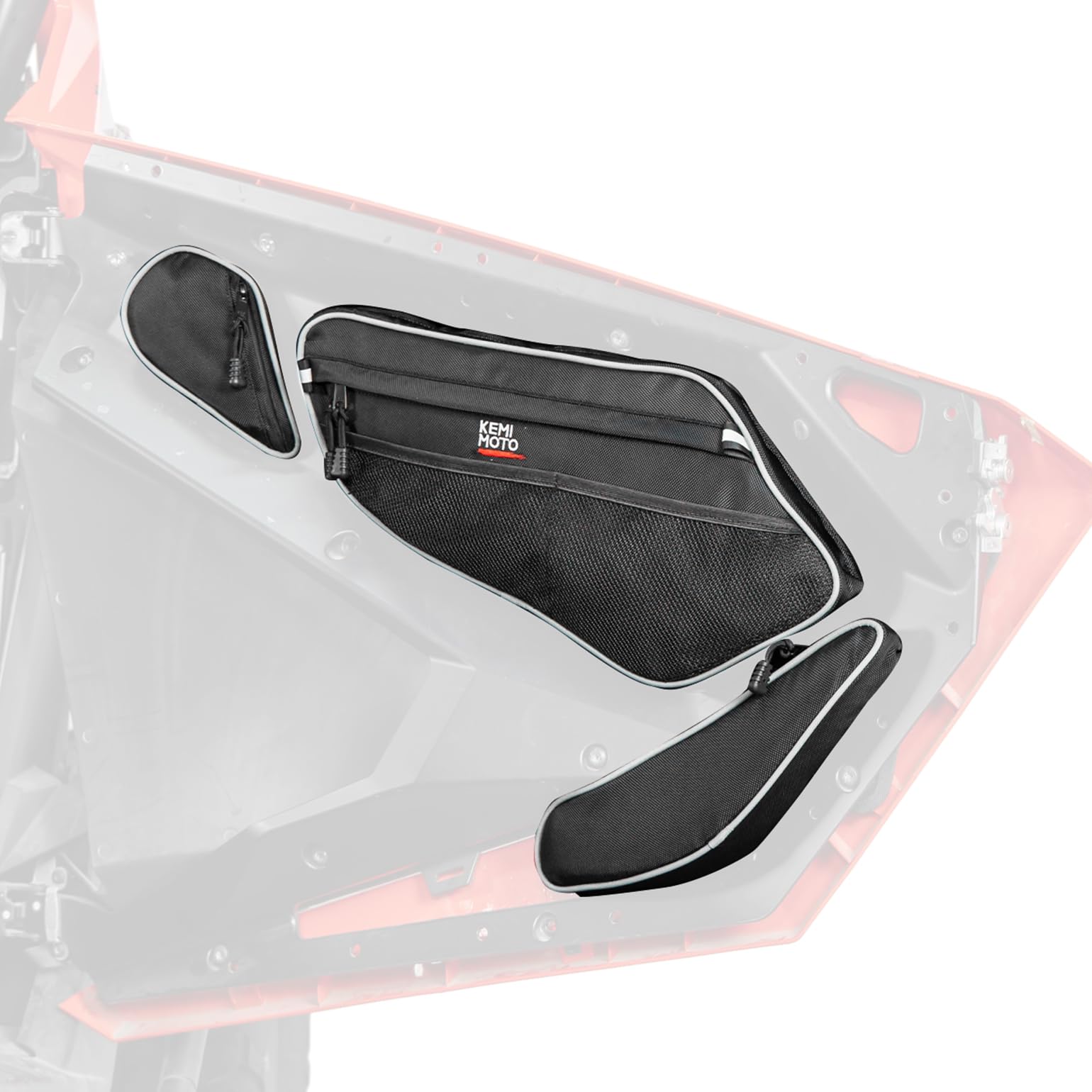 Photo 1 of KEMIMOTO 2020-2024 PRO XP Front Door Bags With Knee Pads Storage Tool Bags Compatible with 2020-2024 Polaris RZR PRO XP/R/4, Turbo R/4 UTV Cab Pack with Multiple Pockets