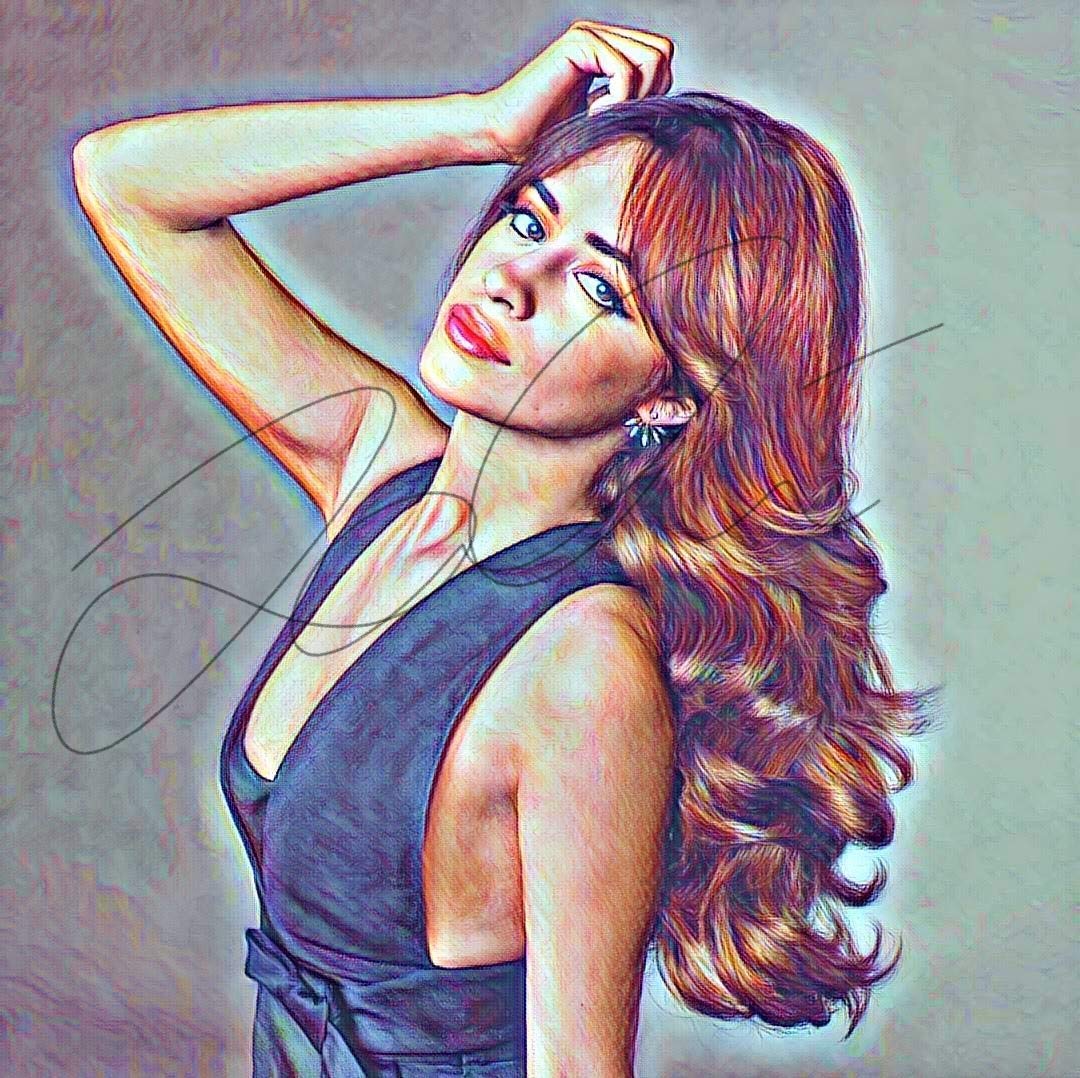 Camila Cabello Drawing Print Poster Hand Drawn Coloured Pencil Cabello4 Amazon Co Uk Handmade