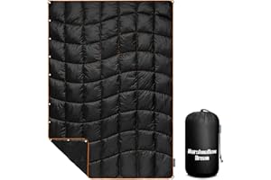 marshmallow dream Camping Blanket, Packable Puffy Blanket Down Alternative Blanket Lightweight Windproof Water Resistant for Outdoors,Hiking, Backpacking,Beach,Car,Picnic,Stadium 52x75in