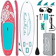 Feath-R-Lite Inflatable Paddle Board Stand Up Paddle Boards, Ultra Light Paddleboard for Adult Wide Stable Design Sup with Premium Accessories, Paddle, Bag, Pump