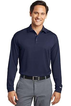 nike dri fit long sleeve polo