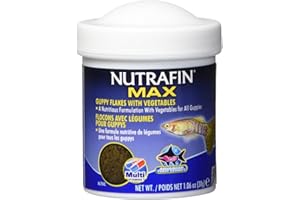 Nutrafin Max Guppy Flakes with Vegetables - 30 g (1.06 oz)
