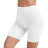 Miguofan Seamless Slip Shorts for Under Dresses Women High Waist Shapewear Shorts Tummy Control Anti Chafing Underwear