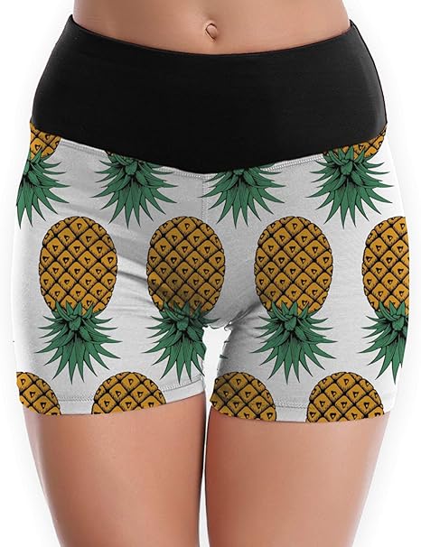 pineapple yoga shorts