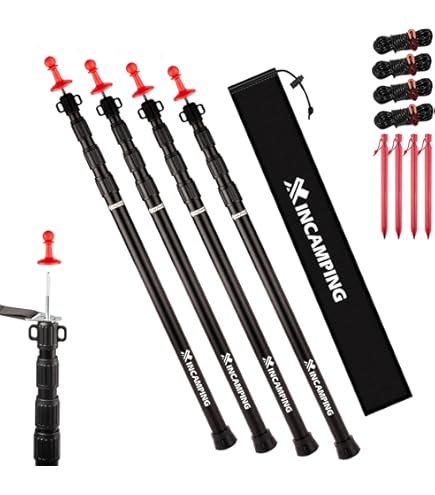 Amazon.com: Carbon Fiber Telescoping Tarp Poles, Lightweight
