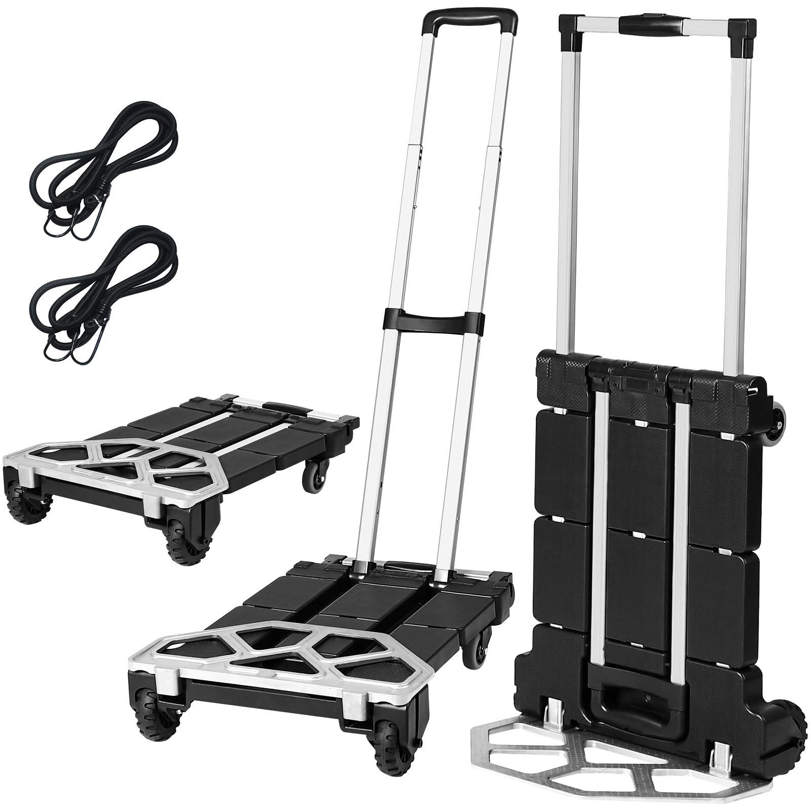 Mua XCBYT Folding Hand Truck, 3 in 1 Heavy Duty 300 LB Portable Dolly