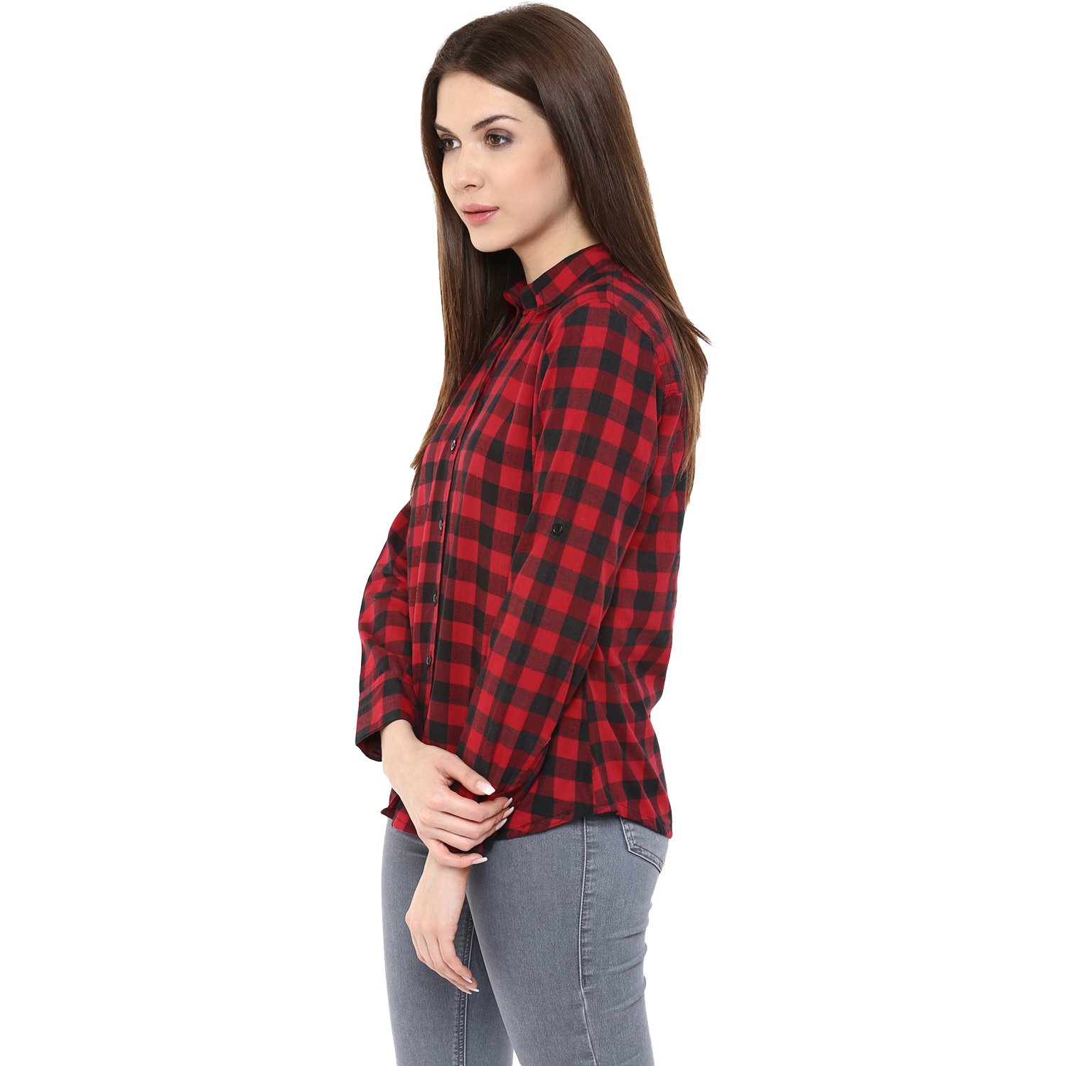 mayra women's cotton shirt (z1608t09552, red)