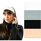 SUNBAK Wide Headbands for Women – 4 Pack Non-Slip Thick Fashion Elastic Hair Bands for Workout, Running, Yoga & Active Wear