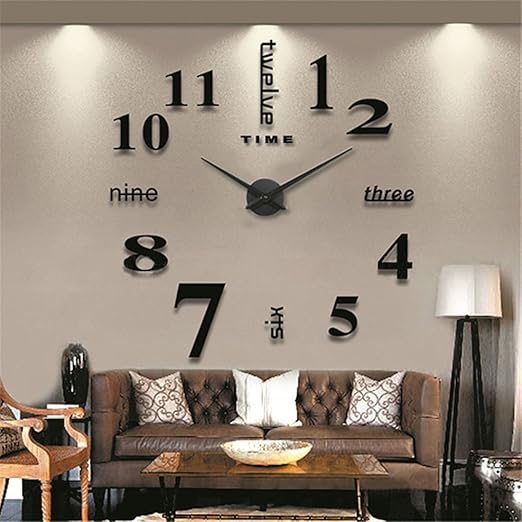 title=Orologi da parete 3D Fai Da Te Moderno Silenzioso Acrilico Adesivi Murali