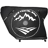 VEVOR Triathlon Bike Travel Bag, Transport Bicycle Storage Carry Bag with TSA Lock & Dual Zipper, Triathlon Bicycle Case Max.