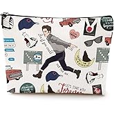 LONGXIN Twilight Merch Makeup Bag Cosmetic Bag Edward Movie inspired Gift Edw Vampire Gift TV Show Inspired Gifts for Girls Vampire Lover Edward Bella Fans Movie Lovers